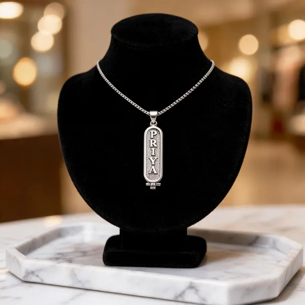 Silver_925_Sterling_Silver_Cartouche_Name_Pendant_Necklace_For_Women