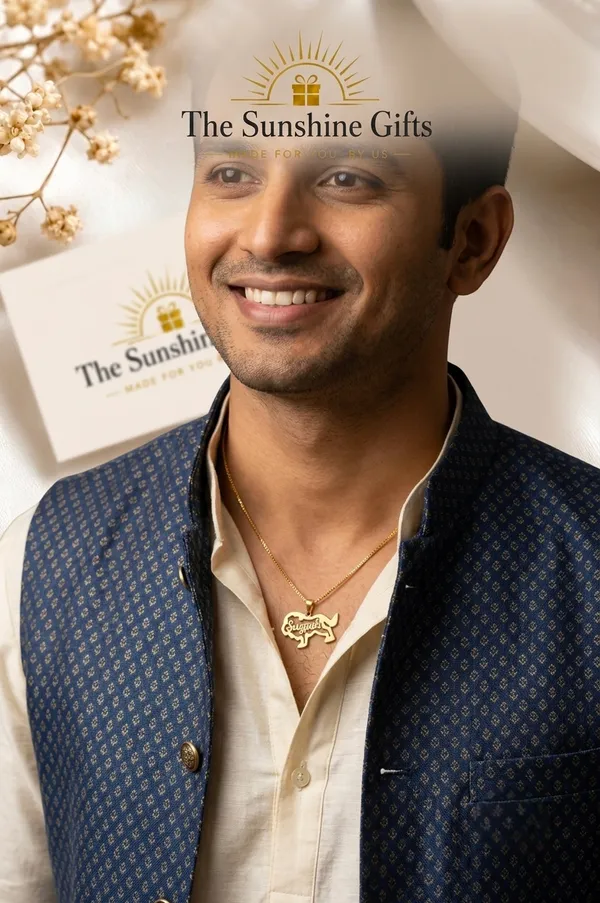 Gold-Tone_Name_Pendant_Necklace_For_Men