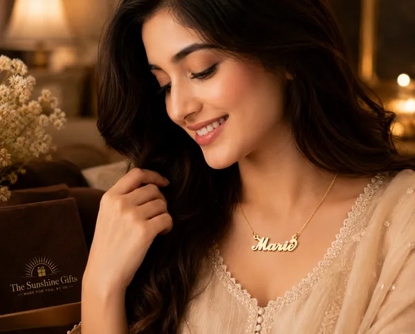 Gold_Tone_Name_Pendant_Necklace_For_Women