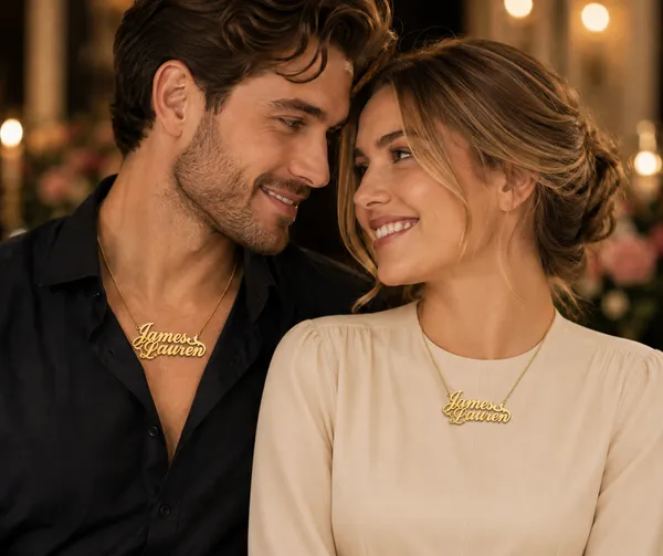 Gold_Plated_Brass_Script_Name_Pendant_Necklace_For_Couples