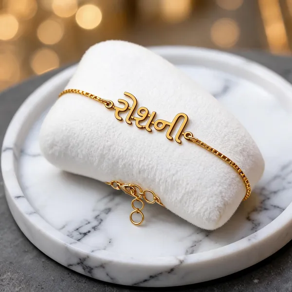 Gold_Tone_Hindi_Name_Chain_Bracelet_For_Women