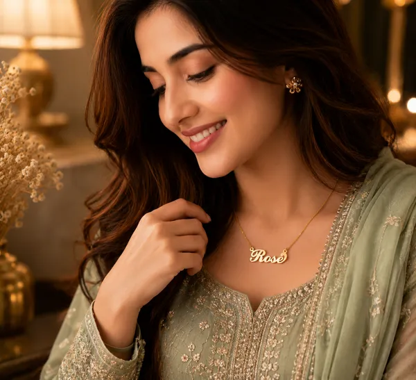 Gold-Tone_Rose_Name_Necklace_For_Women