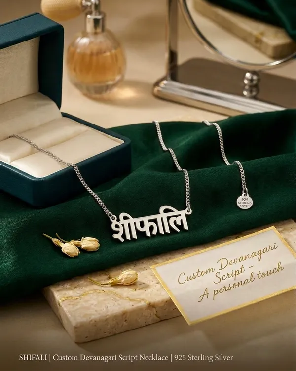 Silver_Devanagari_Name_Necklace_For_Women