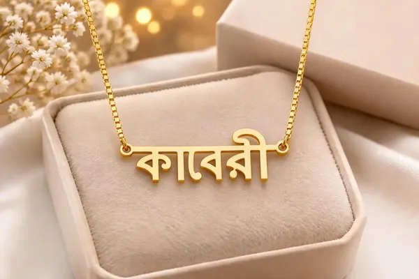 Gold_Plated_Bengali_Name_Pendant_Necklace_For_Women