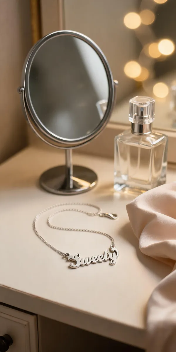 Silver-Tone_Sweety_Name_Pendant_Necklace_For_Women