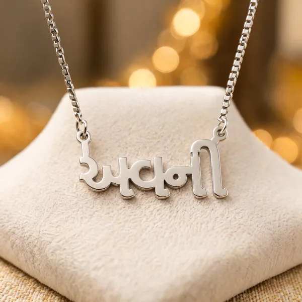 Silver_925_Sterling_Silver_Script_Pendant_Necklace_For_Women