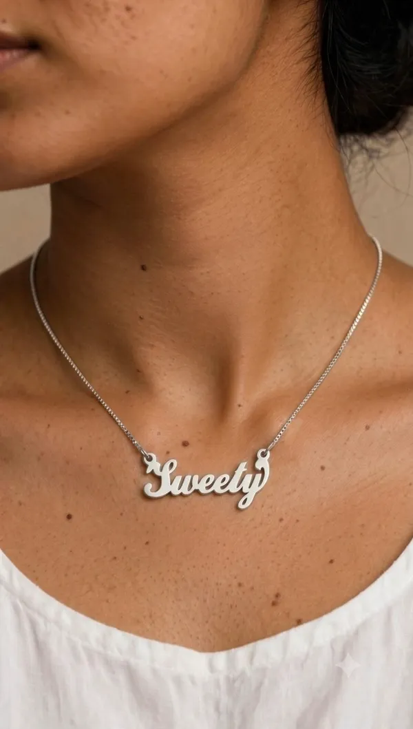 Silver-Tone_Sweety_Name_Pendant_Necklace_For_Women