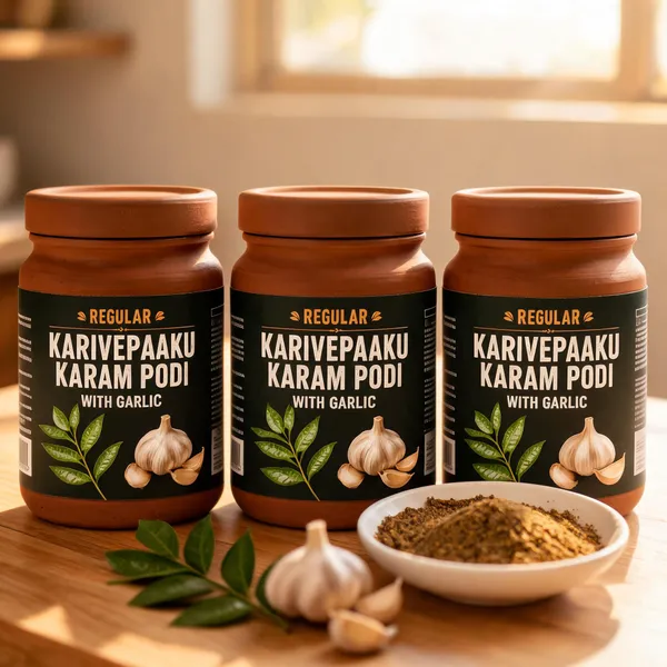 Karivepaaku_Karam_Podi_With_Garlic_-_Pack_of_3