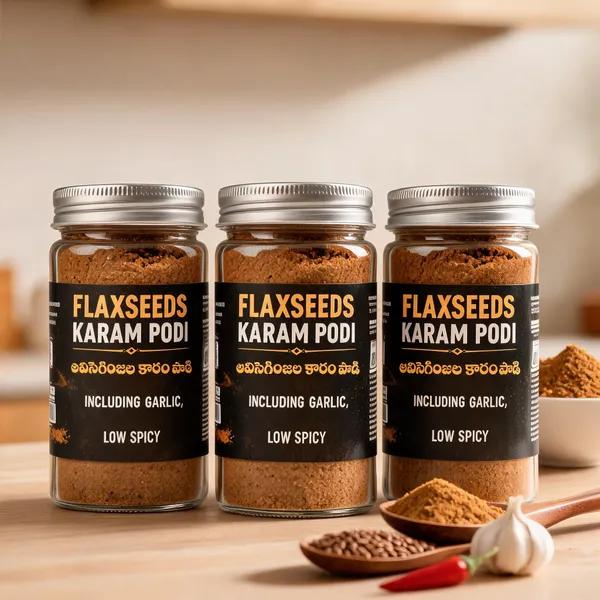 Flaxseeds_Karam_Podi_Including_Garlic_Low_Spicy_-_Pack_of_3