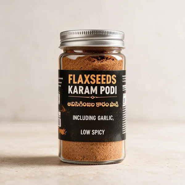 Flaxseeds_Karam_Podi_Including_Garlic_Low_Spicy_-_Pack_of_3