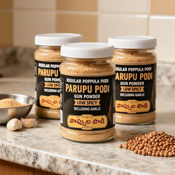 Low_Spicy_Garlic_Paruppu_Podi_Gun_Powder_-_Pack_of_3
