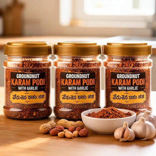 Groundnut_Karam_Podi_With_Garlic_-_Pack_of_3