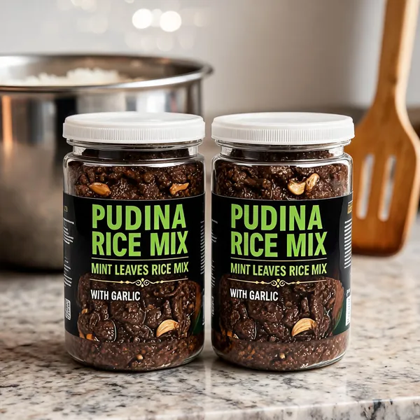 Pudina_Rice_Mix_With_Garlic_-_Pack_of_2