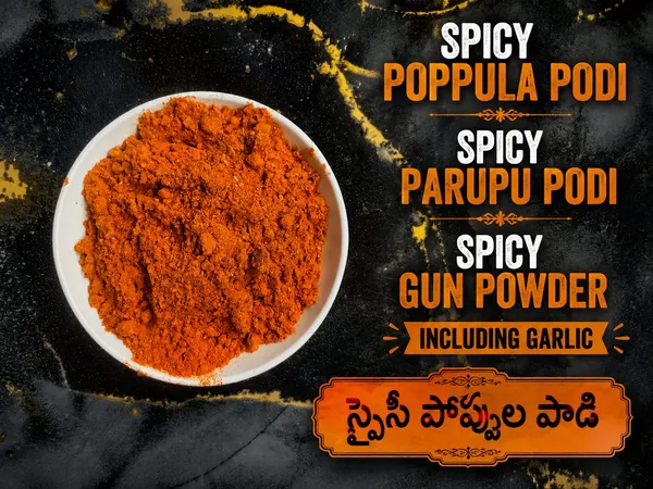 Spicy_Poppula_Podi_Parupu_Podi_And_Garlic_Gun_Powder_-_Pack_of_3