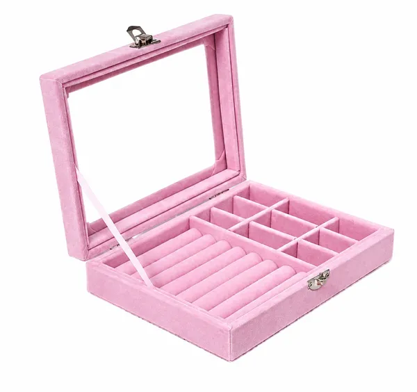 Pink_Velvet_Jewellery_Storage_Organizer_Box