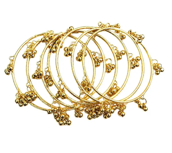 Gold_Plated_Ghungroo_Bangles_For_Women_Indian_Ethnic_Pair_Of_8_Bangles