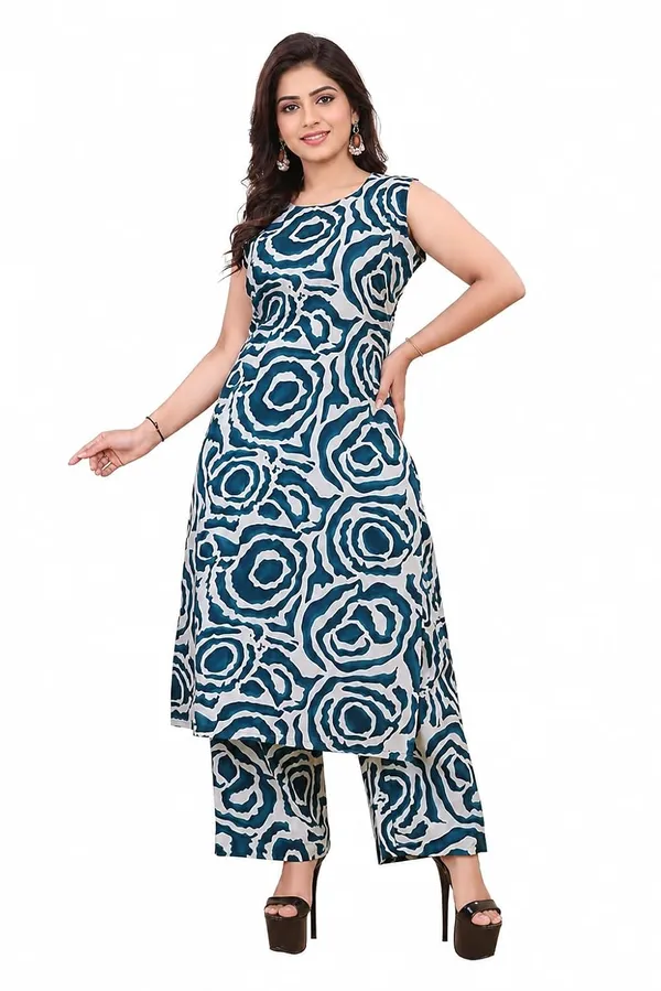 Blue_Cotton_Sleeveless_Abstract_Print_Kurta_Palazzo_Set_For_Women