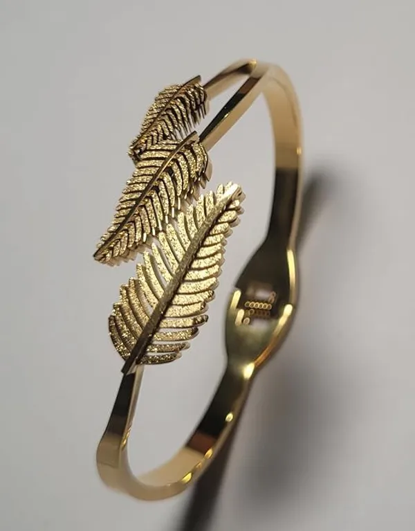 Anti_Tarnish_Gold_Tone_Feather_Cuff_Bangle_Open_Bracelet_For_Women