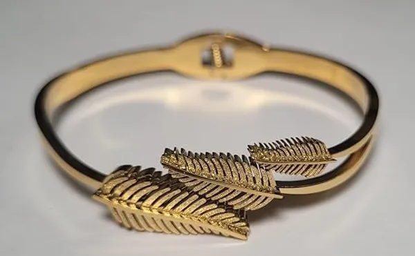 Anti_Tarnish_Gold_Tone_Feather_Cuff_Bangle_Open_Bracelet_For_Women