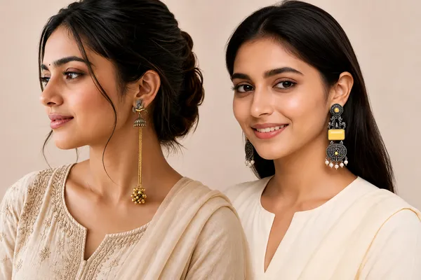 Gold_And_Yellow_Alloy_Kashmiri_Bird_Jhumka_&_Dangler_Earrings_For_Women_Pack_Of_2