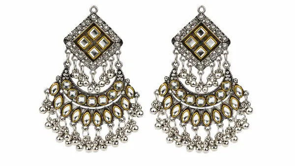 Oxidized_Silver_Chandbali_Earrings_with_Antique_Gold_Accents