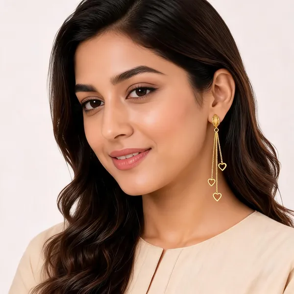 Gold_Alloy_Heart_Dangle_Earrings_For_Women