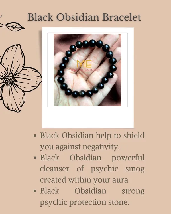 Black_Natural_Obsidian_Crystal_Beaded_Bracelet_For_Unisex