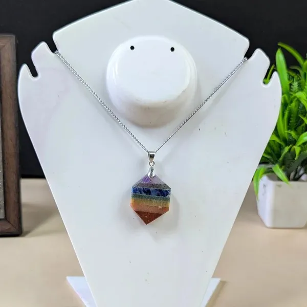 Multicolour_Crystal_Hexagon_Chakra_Pendant_Necklace_For_Women