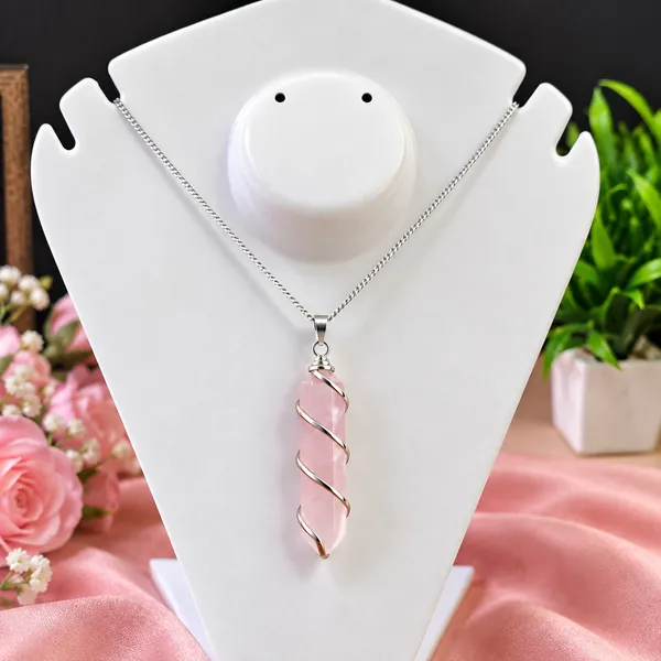Rose_Quartz_Self-Love_&_Harmony_Silver_Wire-Wrapped_Double-Pointed_Pencil_Pendant