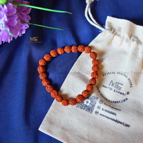 Reddish-Brown_Natural_5_Mukhi_Rudraksha_Beaded_Bracelet