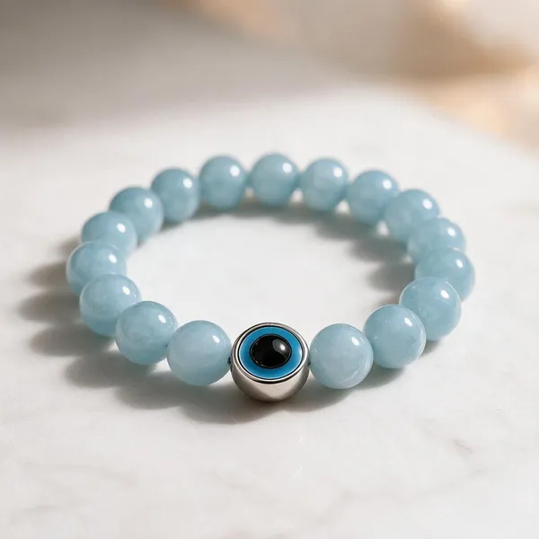 Blue_Natural_Amazonite_Crystal_Beaded_Bracelet_For_Unisex