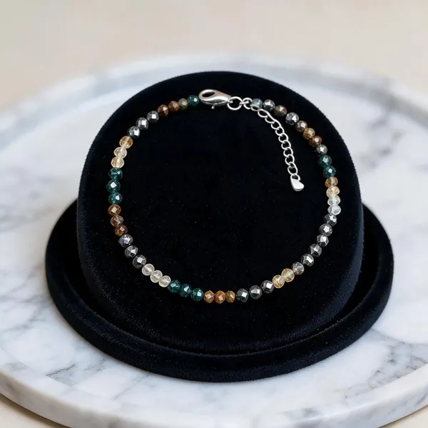 Multicolour_Natural_Crystal_Faceted_Beaded_Chain_Bracelet_For_Women