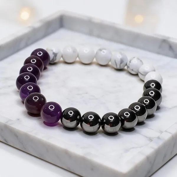 Multicolour_Crystal_Beaded_Bracelet_For_Unisex