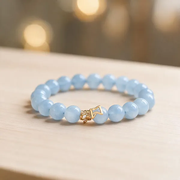 Pale_Blue_Natural_Aquamarine_Crystal_Beaded_Bracelet_For_Women