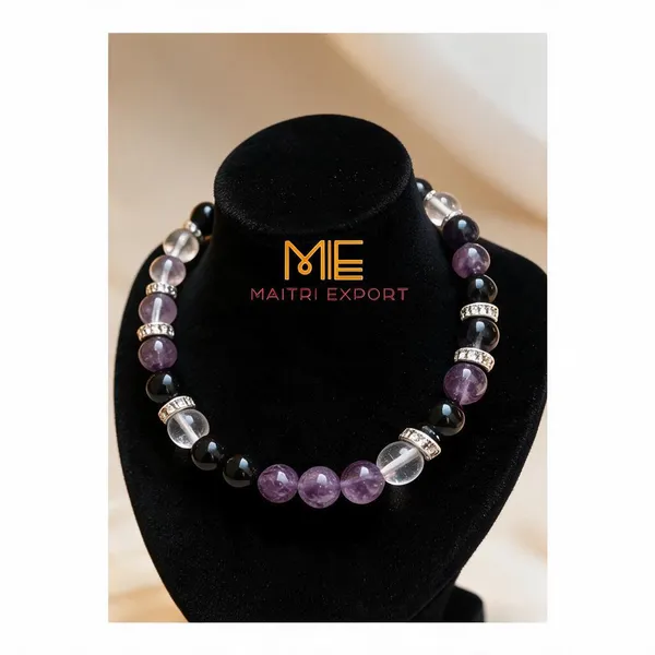 Black_Purple_Natural_Crystal_Aquarius_Zodiac_Beaded_Bracelet_For_Women