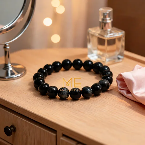 Black_Natural_Obsidian_Crystal_Beaded_Bracelet_For_Unisex