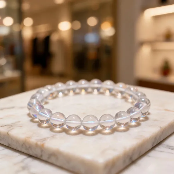 Clear_Natural_Quartz_Crystal_Beaded_Bracelet_For_Unisex