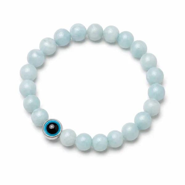 Blue_Natural_Amazonite_Crystal_Beaded_Bracelet_For_Unisex