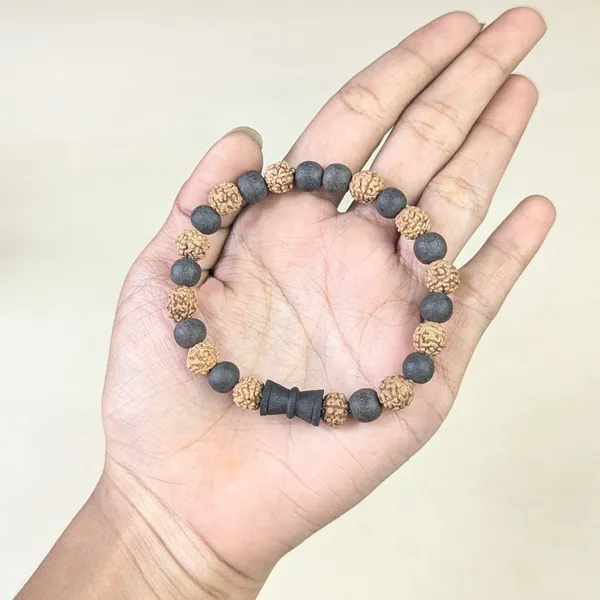 Brown_Black_Rudraksha_Beaded_Bracelet