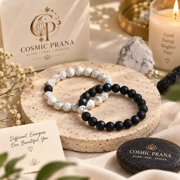 Howlite_&_Black_Matte_Harmony_&_Connection_Couple_Bracelets