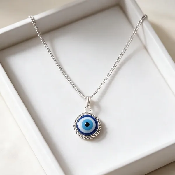Blue_Silver_Natural_Agate_Evil_Eye_Round_Pendant_Necklace_For_Women