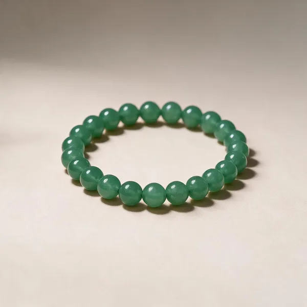 Green_Natural_Aventurine_Crystal_Beaded_Bracelet_For_Unisex