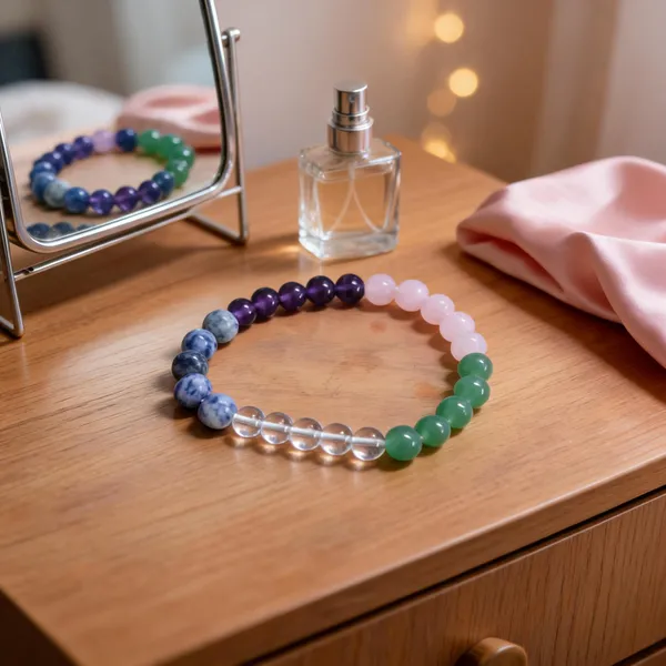 Multicolor_Natural_Crystal_Happiness_And_Joy_Beaded_Bracelet_For_Women