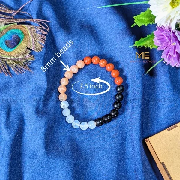 Multicolor_Natural_Crystal_Beaded_Bracelet_For_Unisex