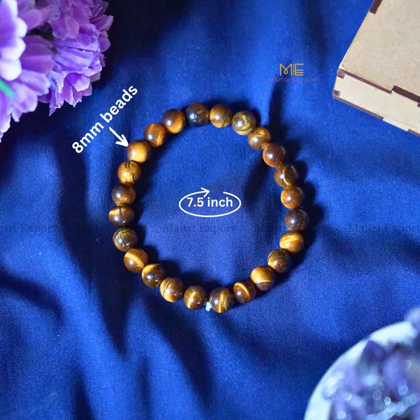 Brown_Golden_Natural_Tiger_Eye_Crystal_Beaded_Bracelet_For_Unisex