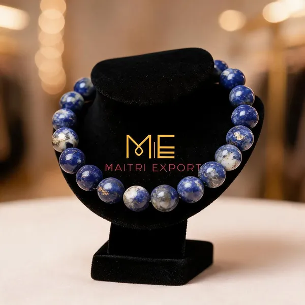 Blue_Lapis_Lazuli_Crystal_Beaded_Bracelet_For_Unisex