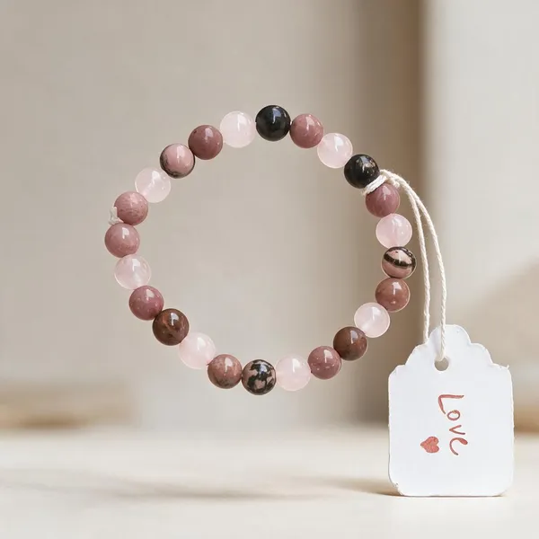 Multicolour_Natural_Crystal_Beaded_Love_Bracelet_For_Women