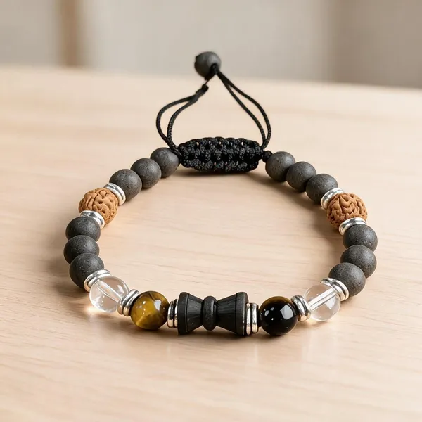 Black_Multi_Crystal_Rudraksha_Adjustable_Spiritual_Bracelet_For_Unisex