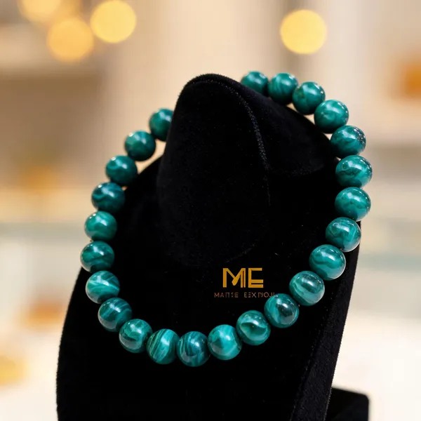 Green_Natural_Malachite_Crystal_Beaded_Bracelet_For_Unisex