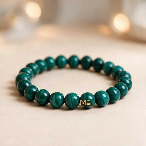 Green_Natural_Malachite_Crystal_Beaded_Bracelet_For_Unisex